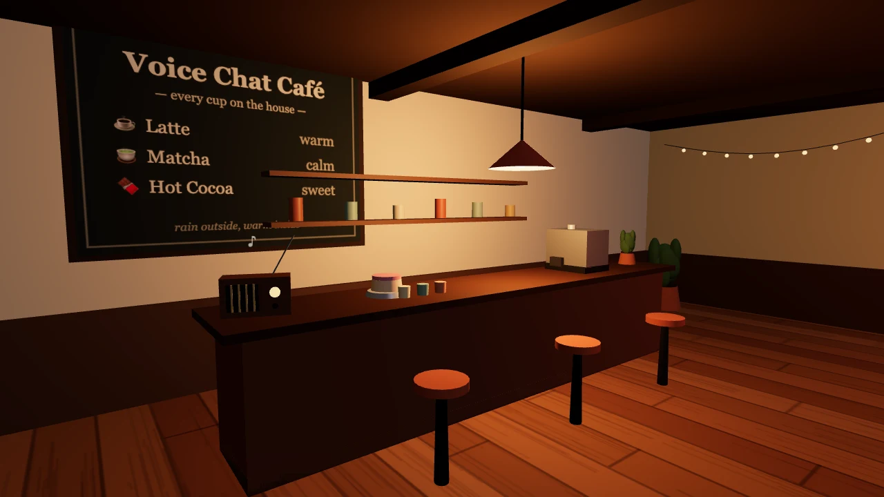 The HELIX world Voice Chat Café